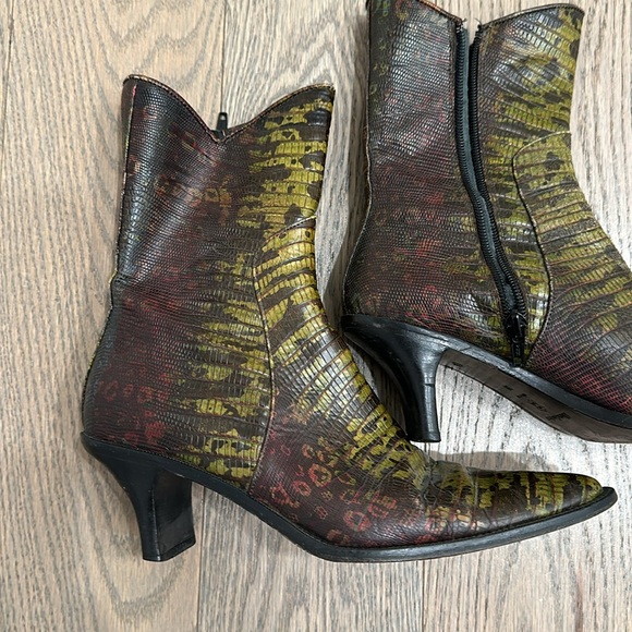 Italian Leather cowboy boots, size 38 - Picture 3 of 7